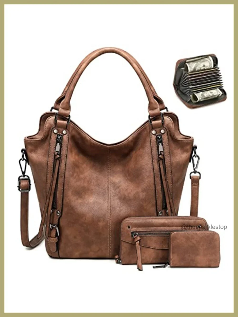 Hobo Bags for Women Handbags Faux Leather Shoulder Crossbody
